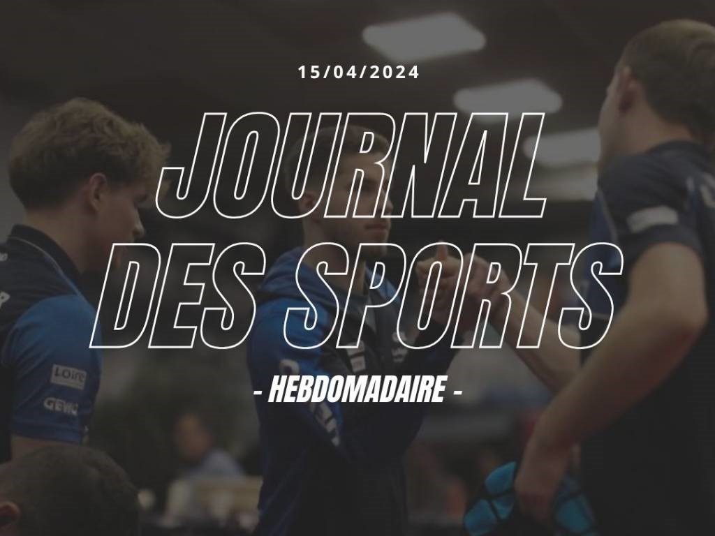 Journal des Sports du 15 avril 2024