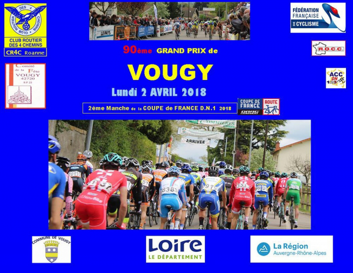 Fabien Schmidt s'impose lors de la 90ème édition du Grand Prix Cycliste de Vougy
