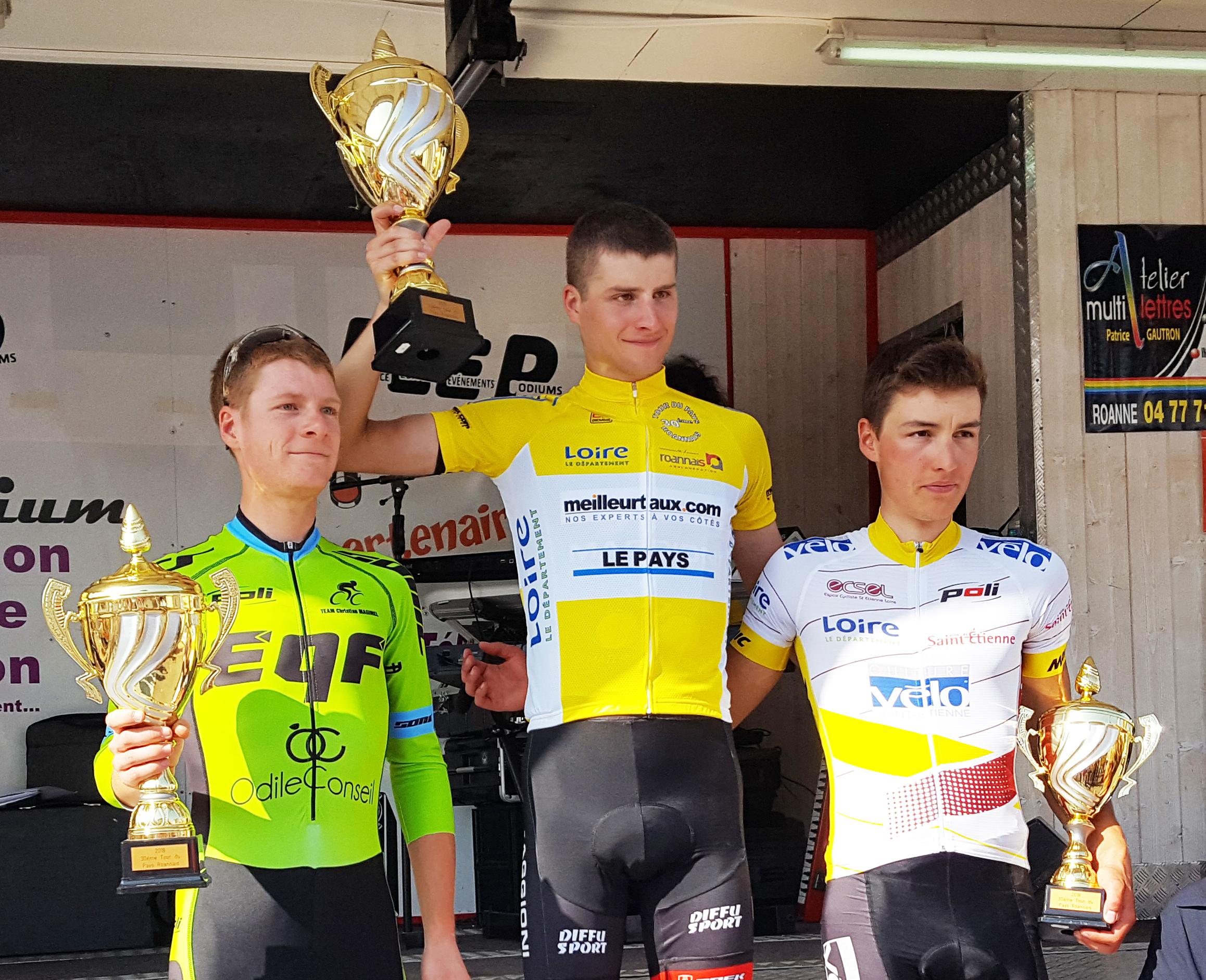 Adrien Guillonet (SCO Dijon) remporte le 30ème Tour Cycliste du Pays Roannais