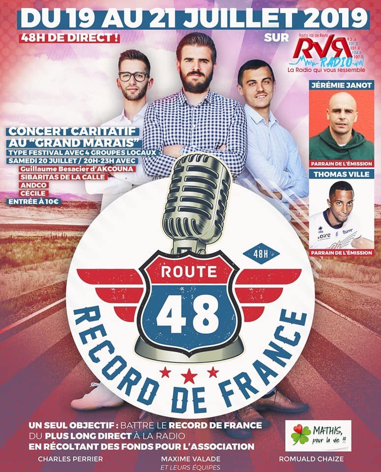 La Route 48 - Record de France 51h de direct sur RVR