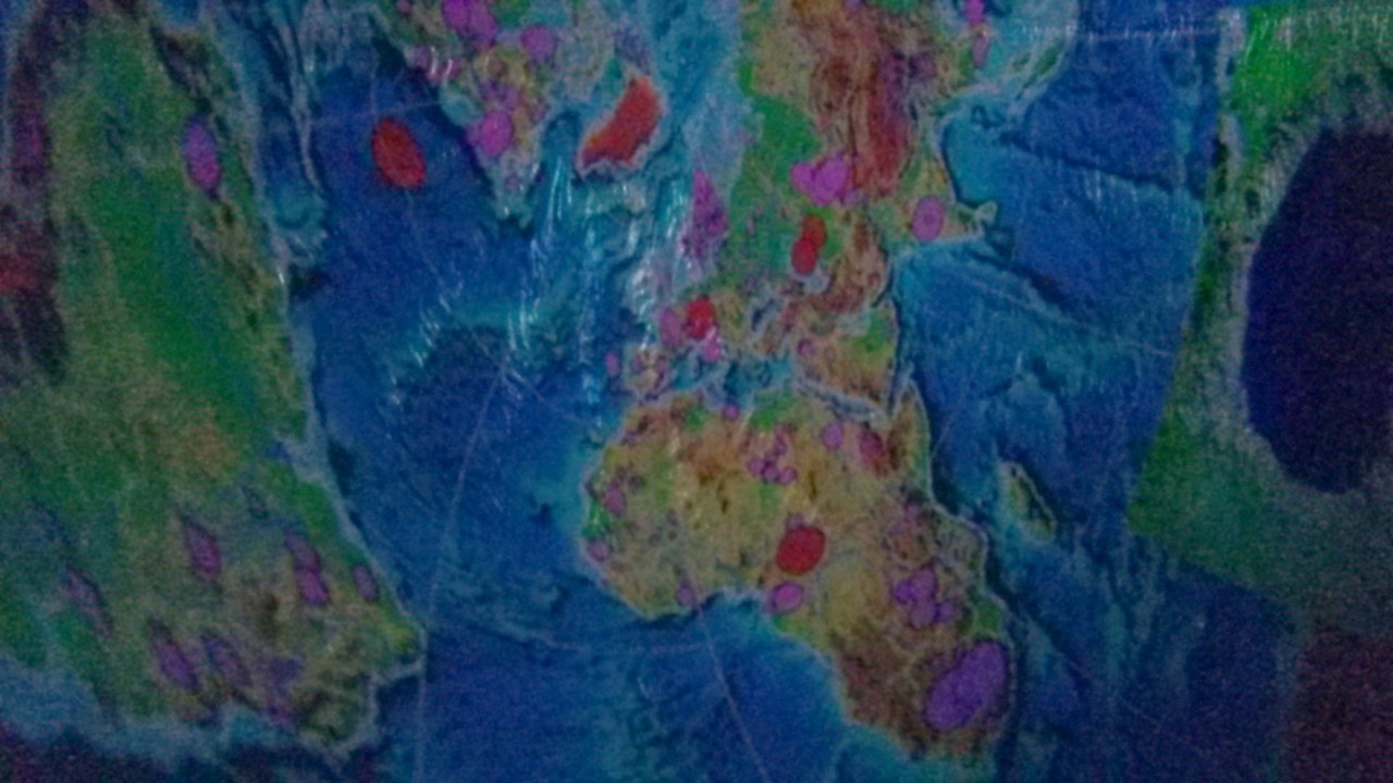 La carte des cratères dans le monde