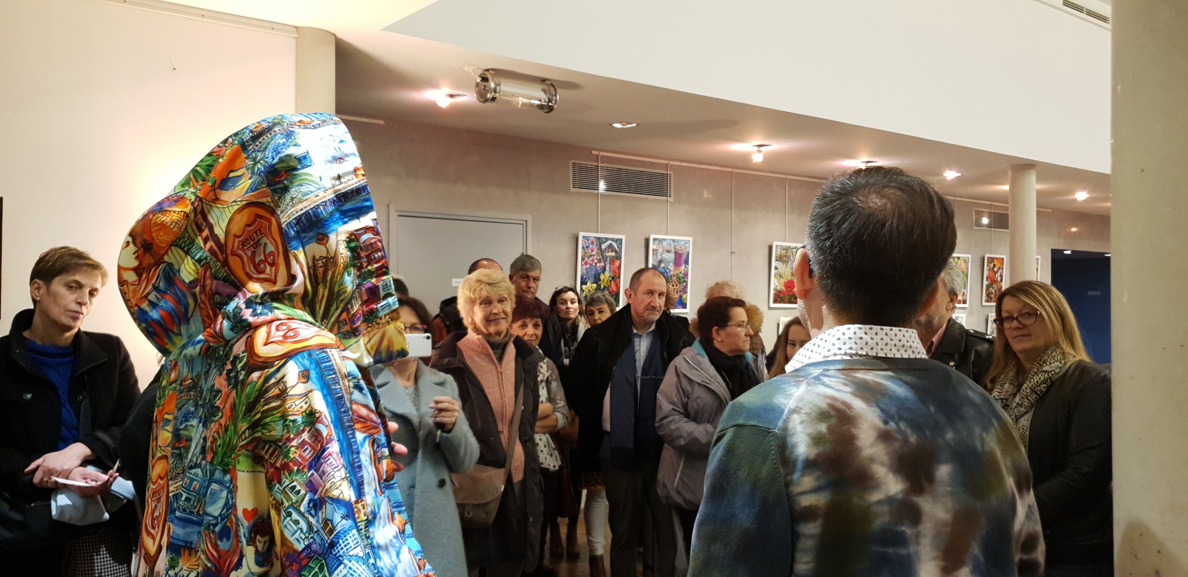 Le public était venu en nombre à ce vernissage