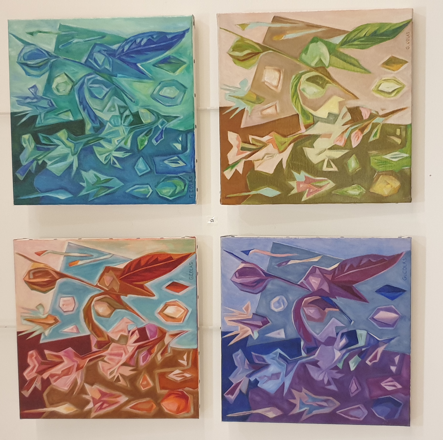 Gilles COLAS réalise aussi des peintures. Ici : Amande amère
