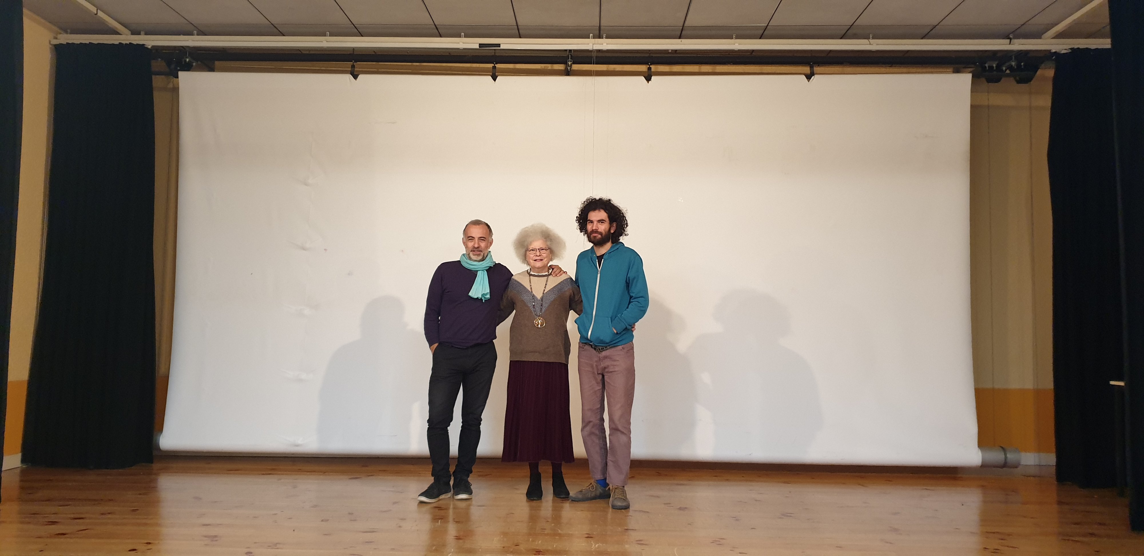 Yohel Moreau, Rose-Marie Moulin-Curie et Théo Stival