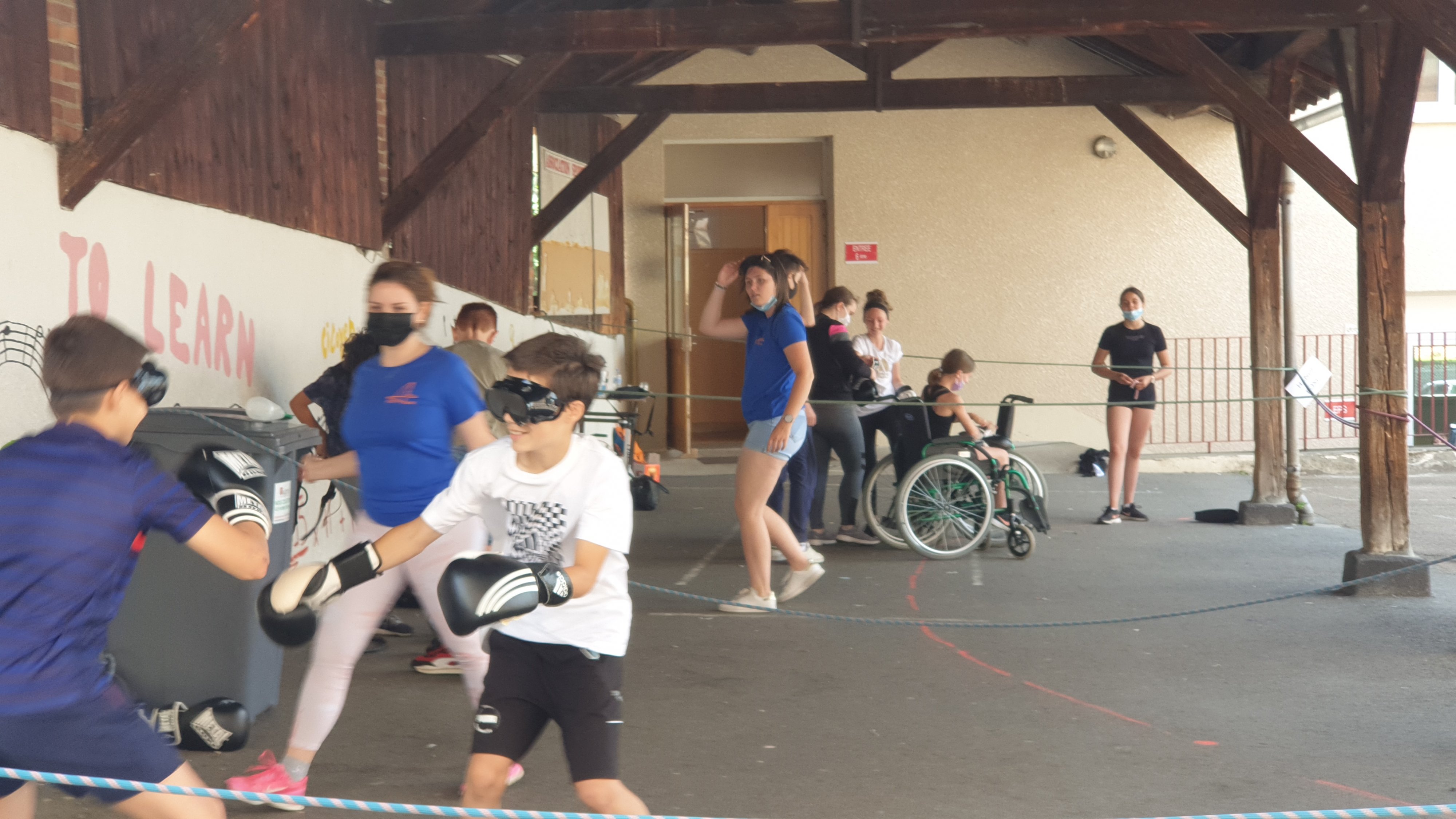 Atelier boxe en situation de cécité Atelier boxe en situation de cécité