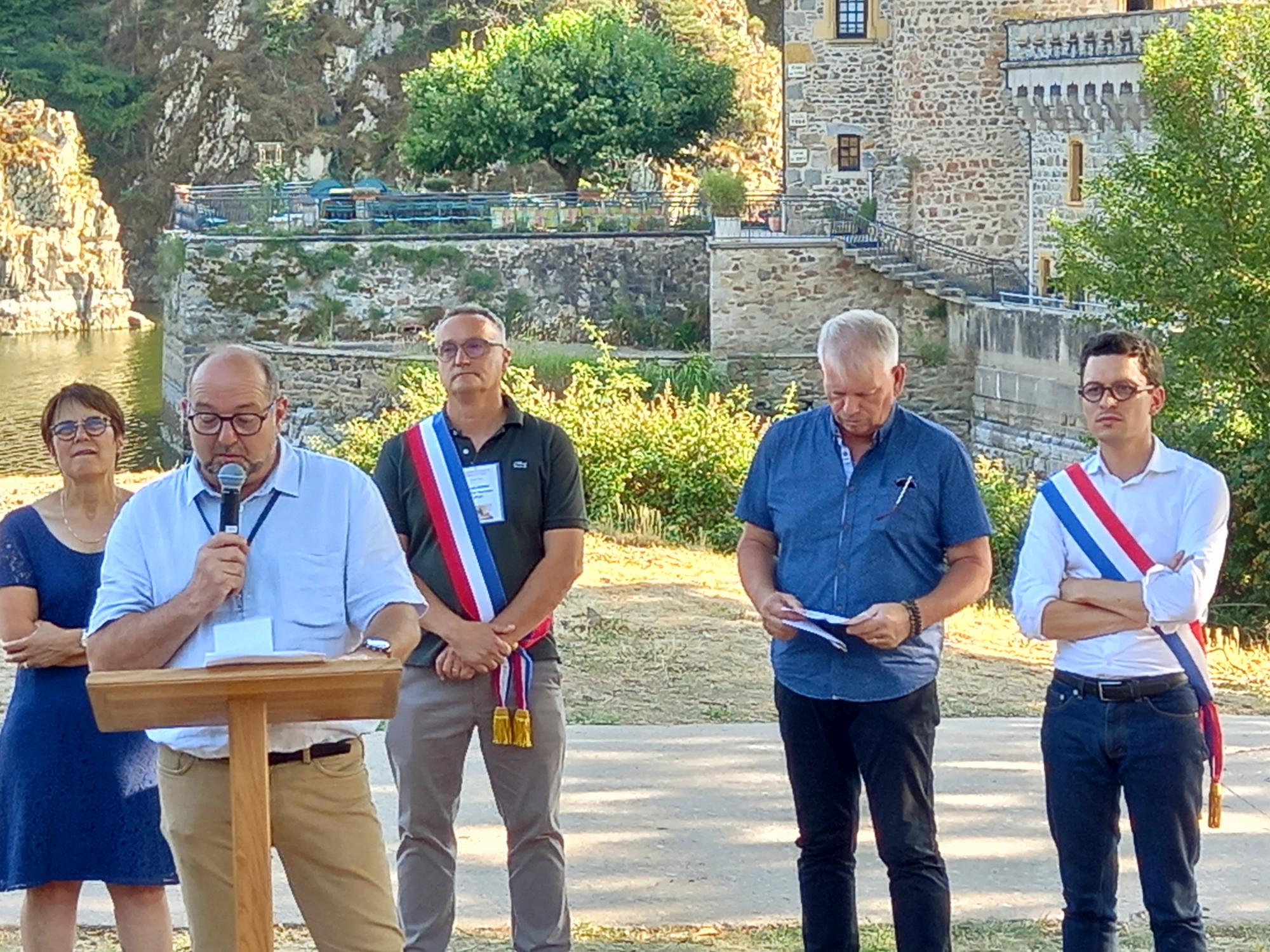 Au micro : le président de la CoPLER, Hubert Roffat Au micro : le président de la CoPLER, Hubert Roffat