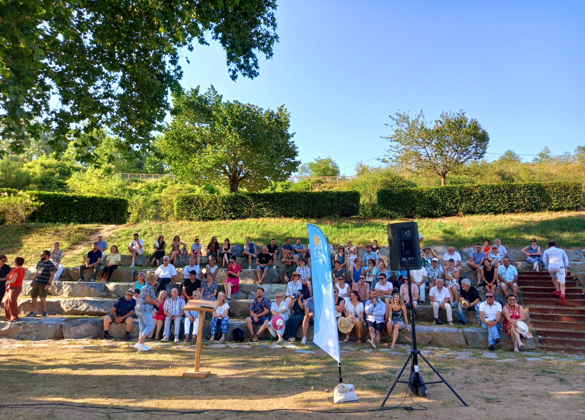 Près de 120 personnes (élus, partenaires...) étaient invitées à l’inauguration des berges Près de 120 personnes (élus, partenaires...) étaient invitées à l’inauguration des berges