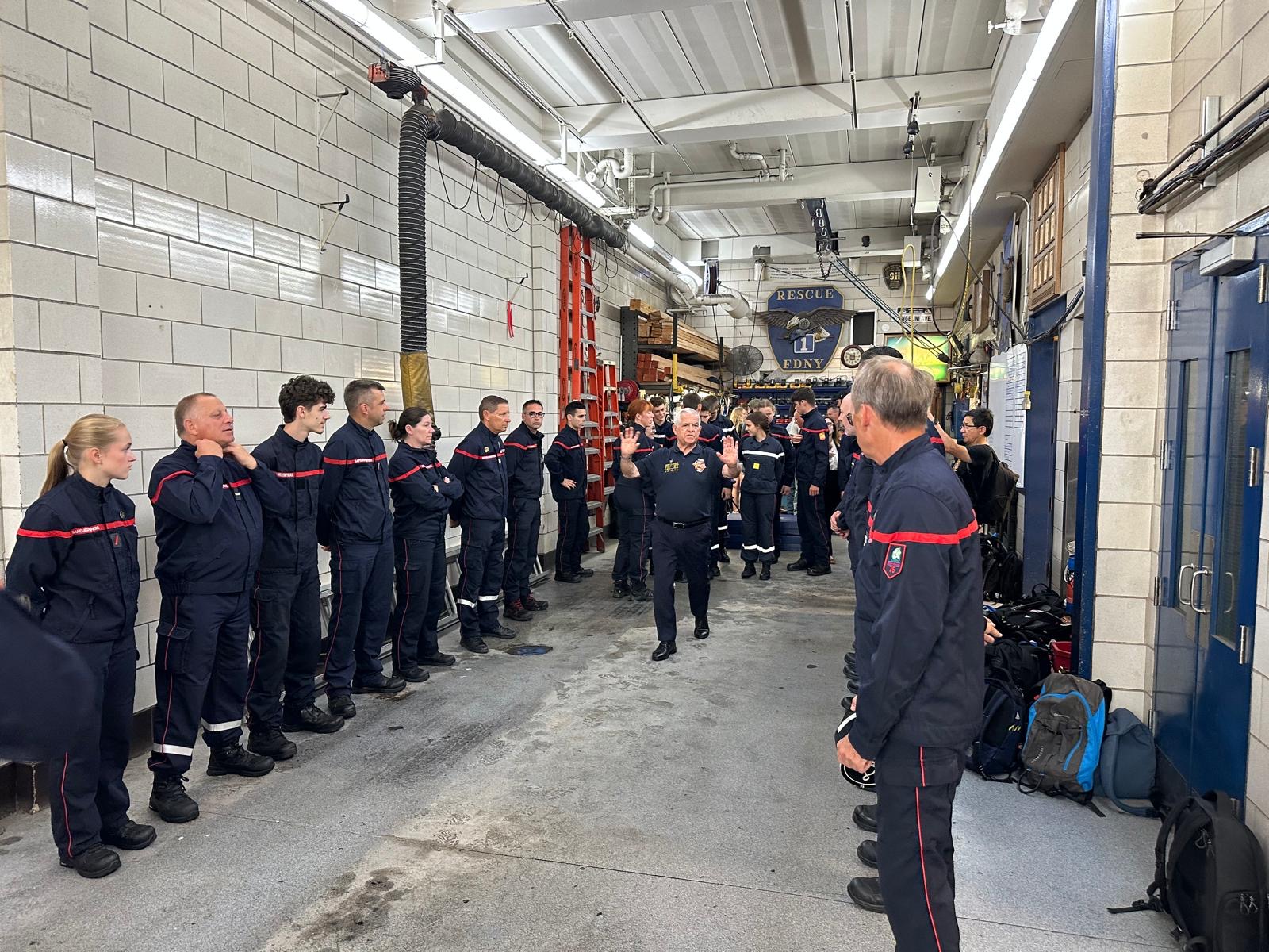 Dans la caserne de la Rescue 1 - Manhattan