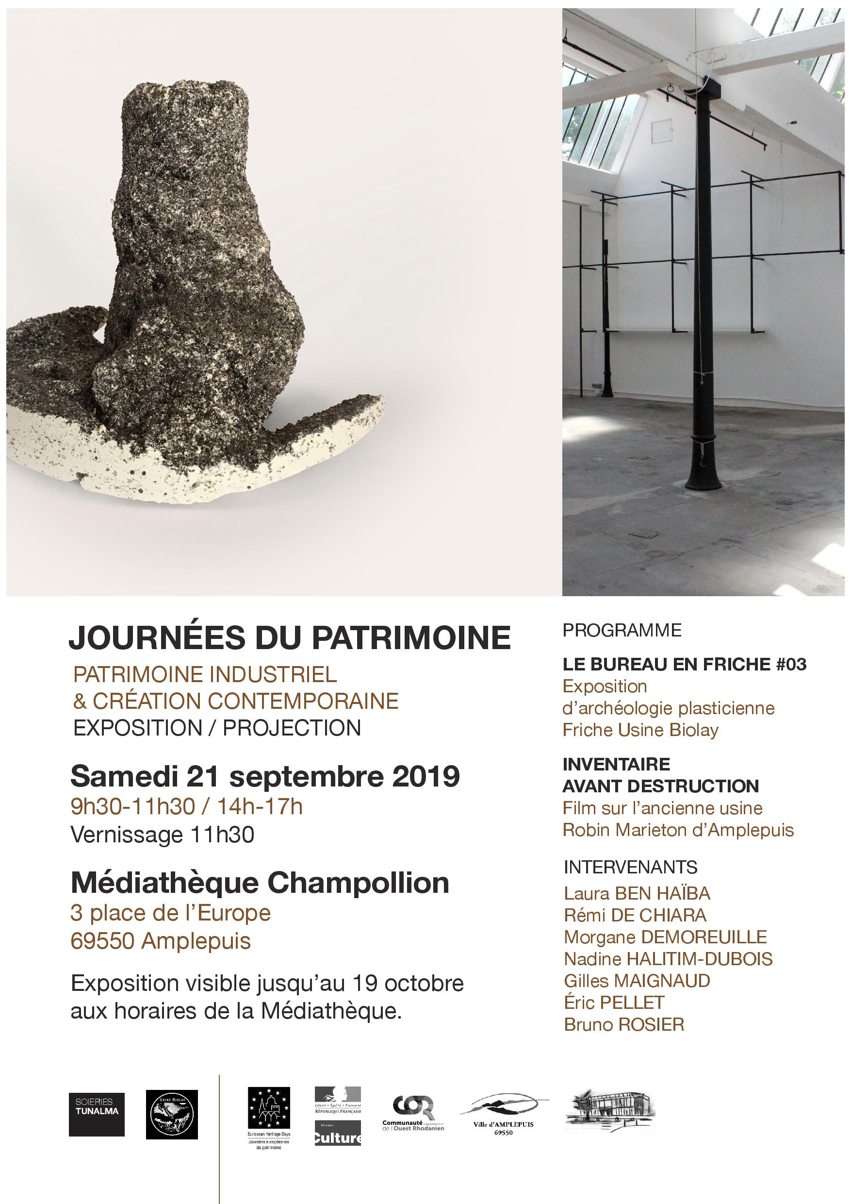 L'affiche de la Médiathèque Champollion d'Amplepuis