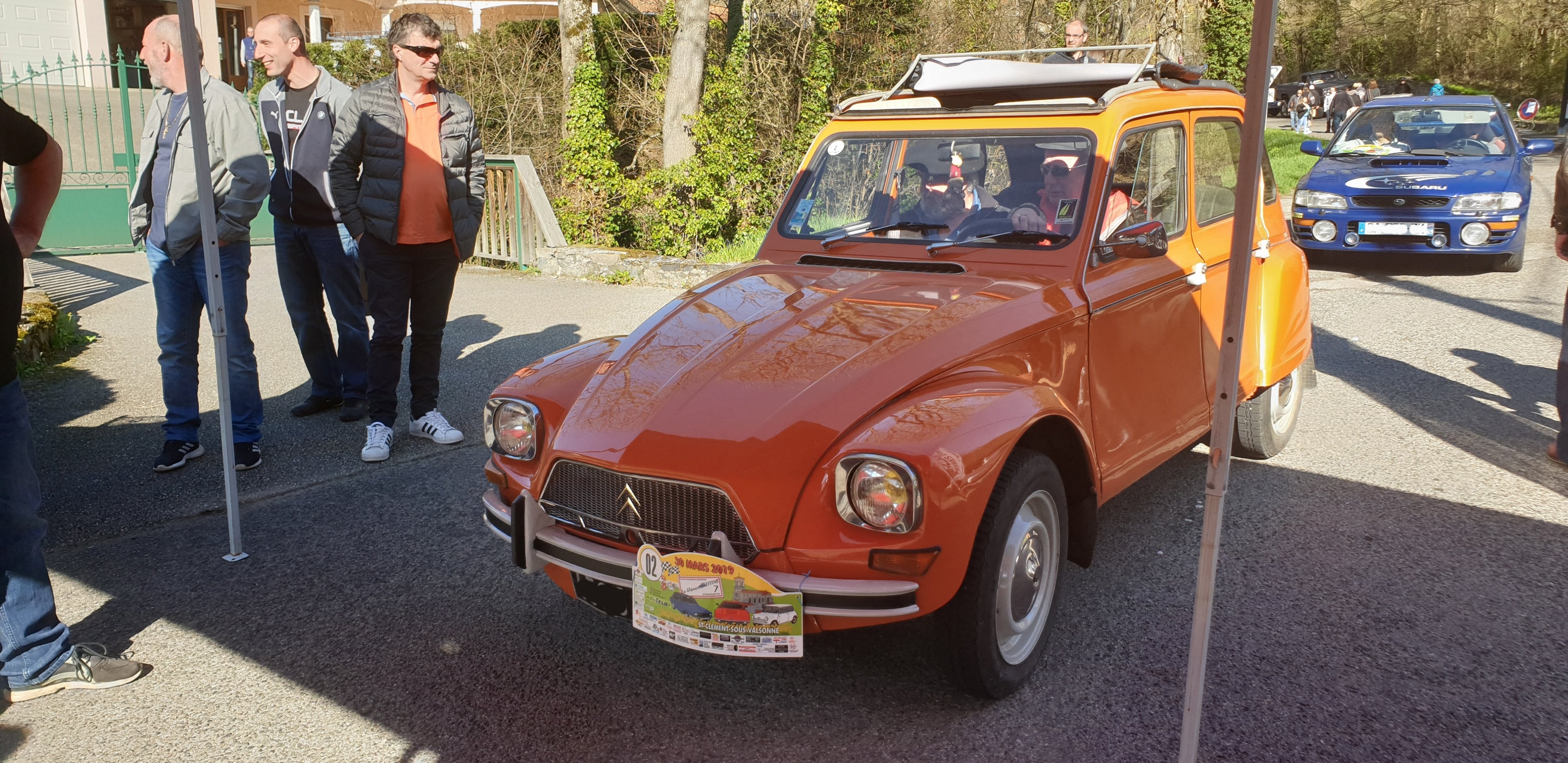 Daniel et Philippe Citroën Dyane Aysie CB 1973