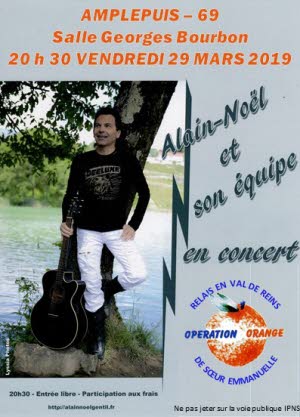 Alain-Noël Gentil à Amplepuis vendredi