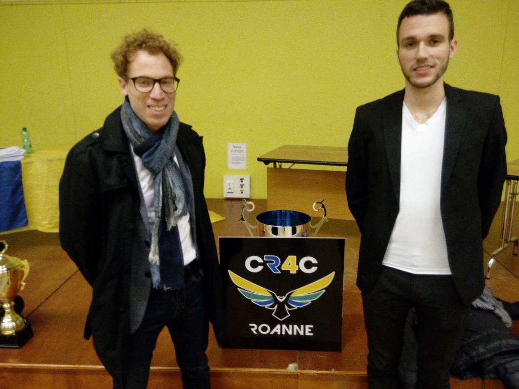 Damien Fabre (à droite) et Vincent Garin (à gauche) nouveau et ancien DS