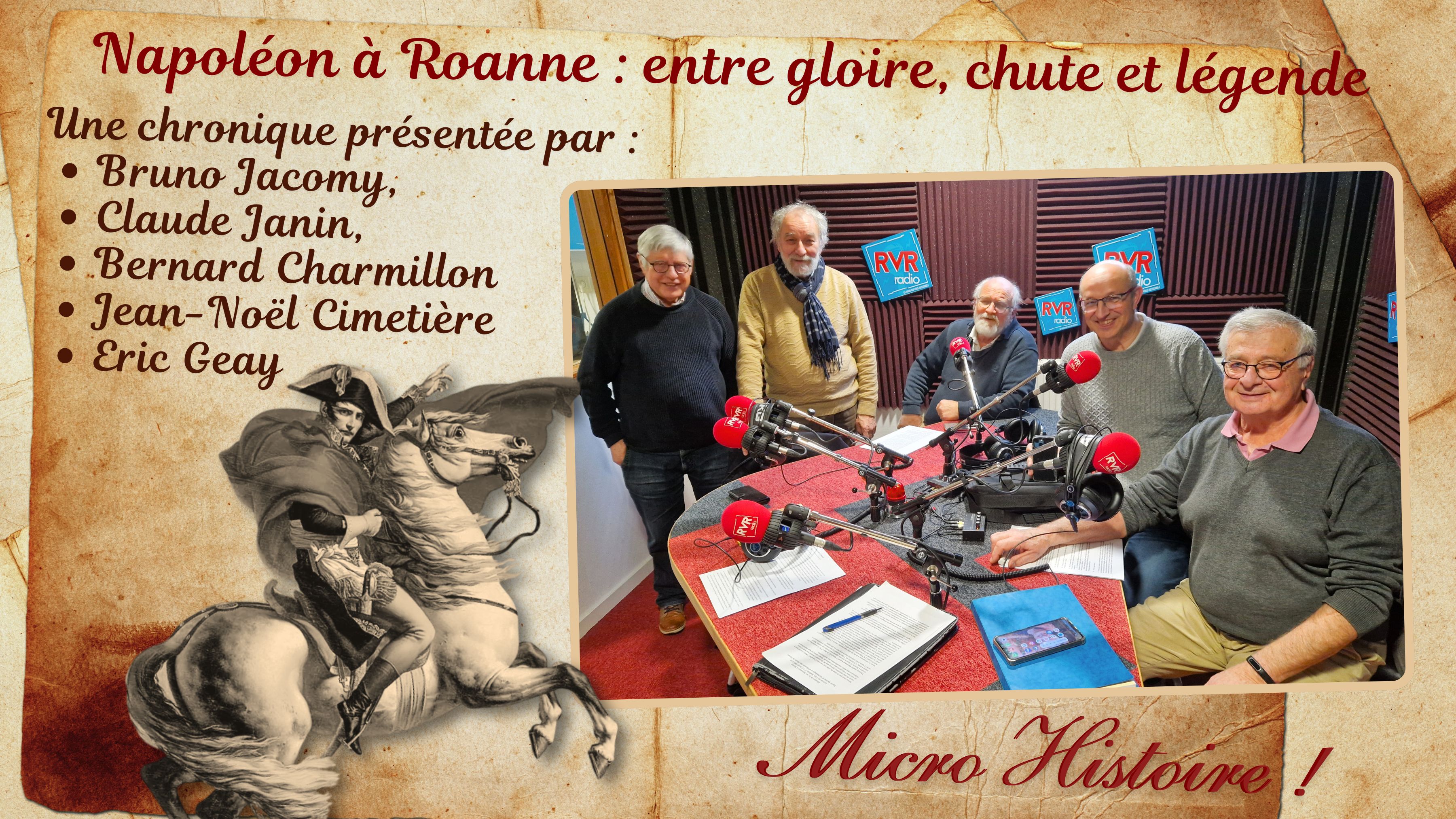 Micro Histoire : Napoléon a Roanne : entre gloire, chute et légende