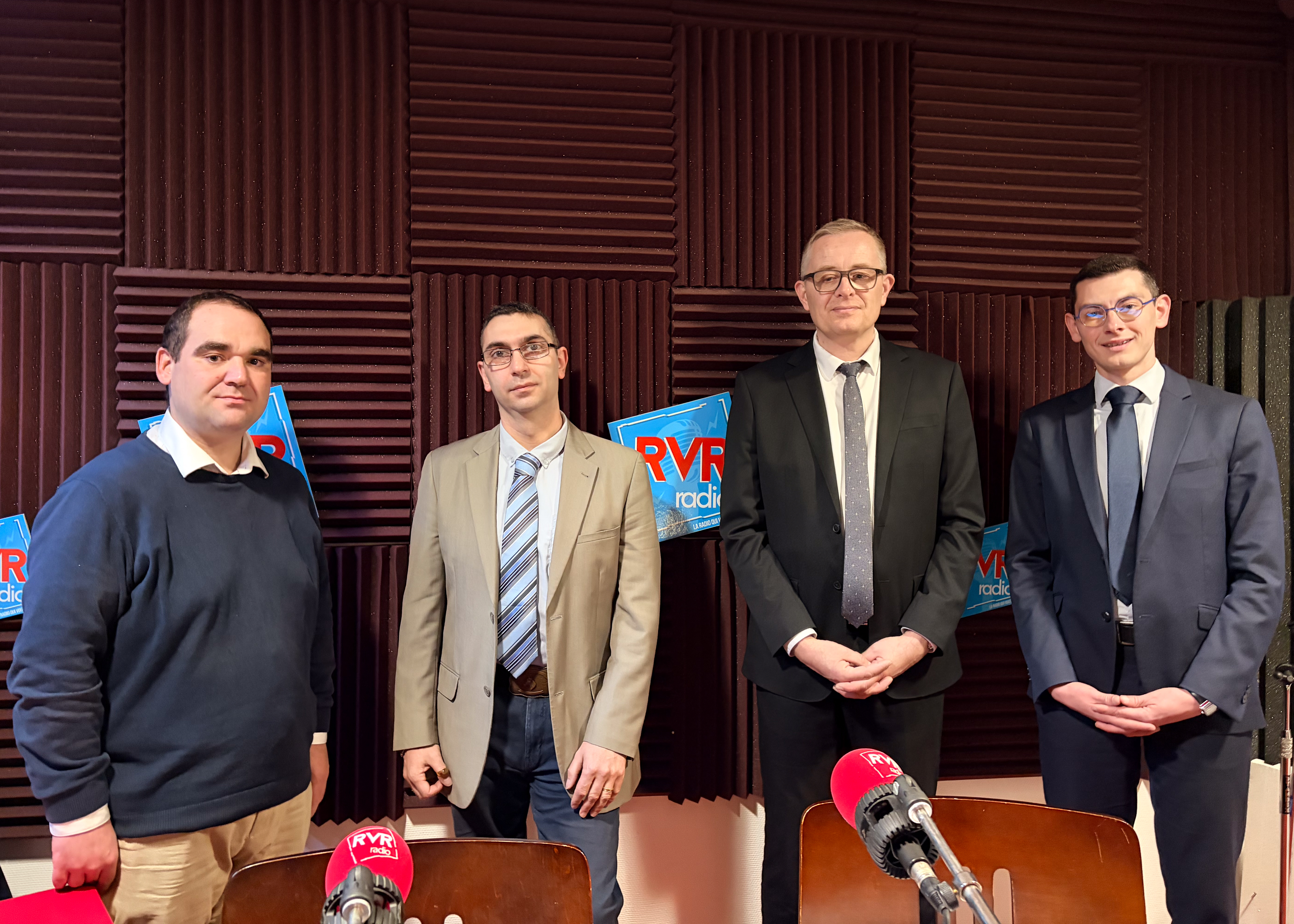 (De G à D) Martin Sotton, Stephane Bischerour, Ludovic Cherpin et Remi Berthoux